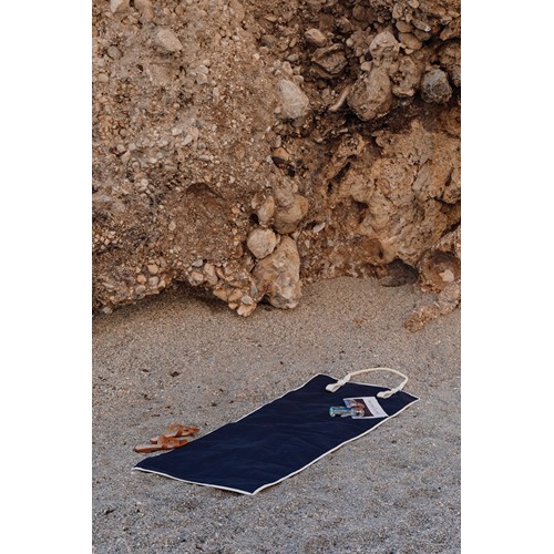 blue Toalla de playa de lona reciclada VINGA Volonne AWARE™