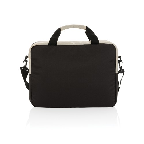 de blanco Maletín para portátil Kazu AWARE™ RPET de 15,6