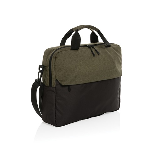green Maletín para portátil Kazu AWARE™ RPET de 15,6