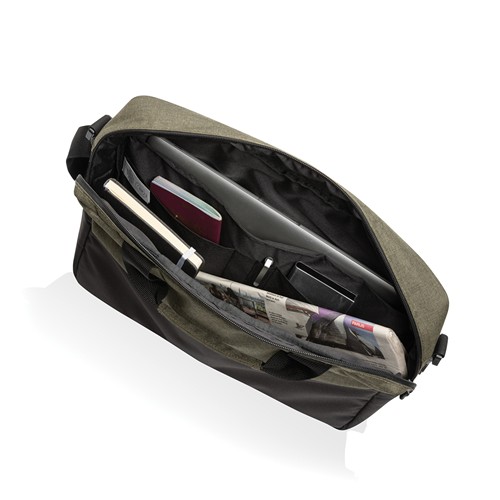 green Maletín para portátil Kazu AWARE™ RPET de 15,6