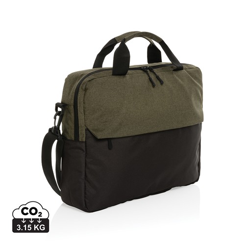 green Maletín para portátil Kazu AWARE™ RPET de 15,6