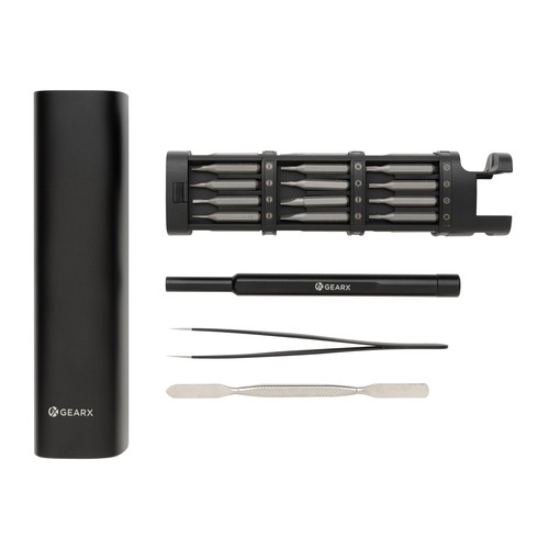 black Set destornilladores precisión Gear X aluminio 46 pc RCS