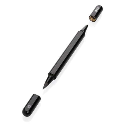 Stylo à double pointe en aluminium RCS Swiss Peak Storm - 2
