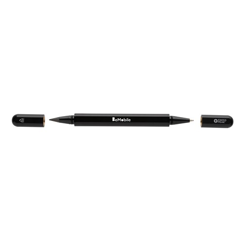 Stylo à double pointe en aluminium RCS Swiss Peak Storm - 5