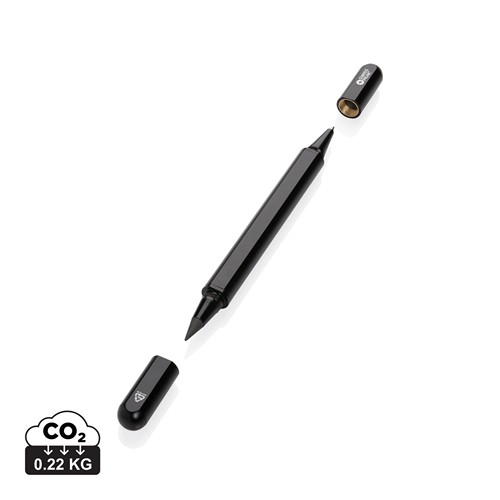 BOLÍGRAFO SWISS PEAK STORM RCS DE DOBLE PUNTA DE ALUMINIO