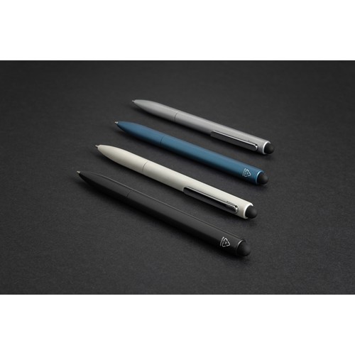Stylo en aluminium recyclé certifié RCS avec stylet Kymi - 7