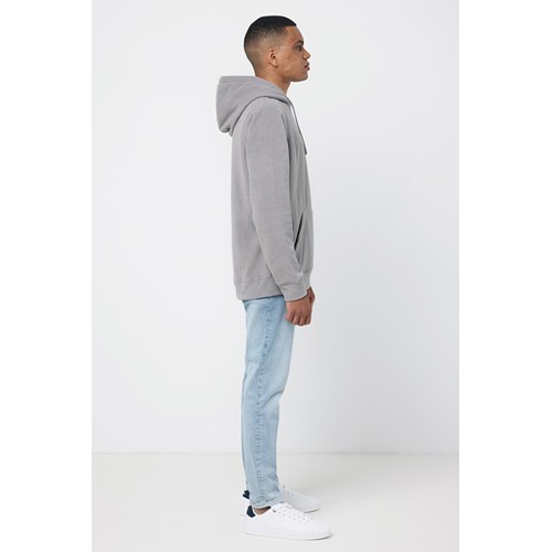 gris tormenta IQONIQ Trivor Sudadera Capucha Microfibra Poliéster Reciclad