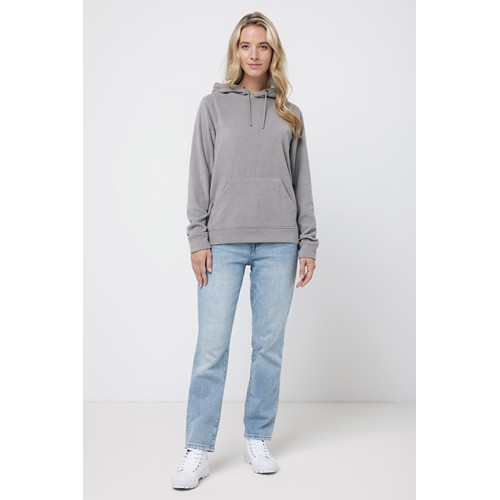 gris tormenta IQONIQ Trivor Sudadera Capucha Microfibra Poliéster Reciclad