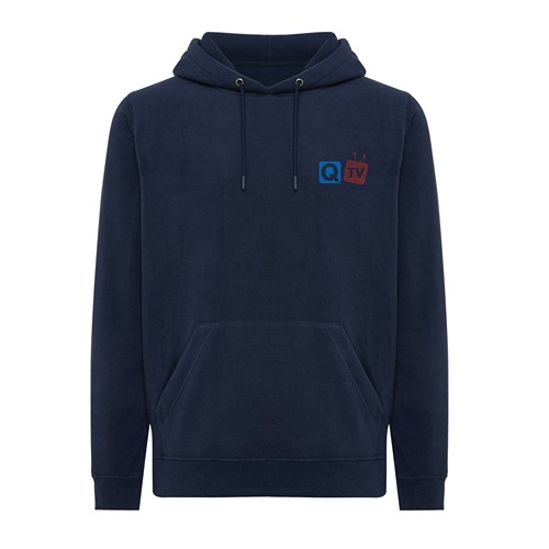 azul marino IQONIQ Trivor Sudadera Capucha Microfibra Poliéster Reciclad