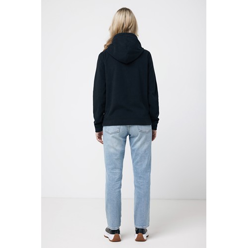 black IQONIQ Trivor Sudadera Capucha Microfibra Poliéster Reciclad