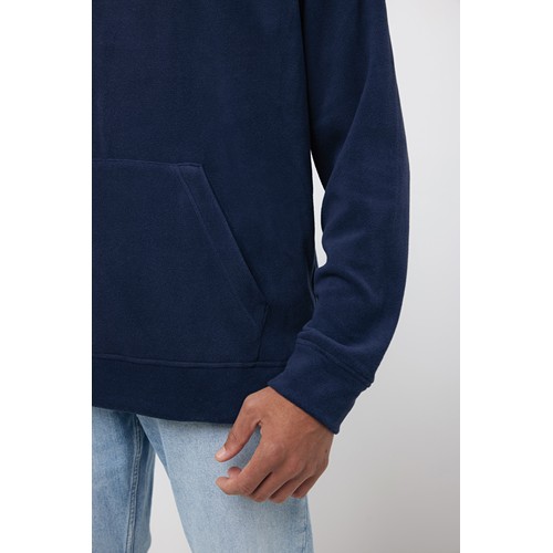 azul marino IQONIQ Trivor Sudadera Capucha Microfibra Poliéster Reciclad