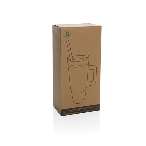 Mug 750ml avec poignée en plastique recyclé RCS Tana - 10