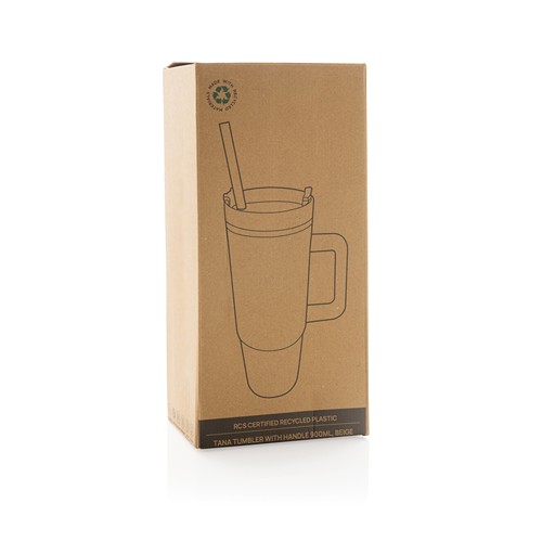 beis Vaso Tana RCS plástico reciclado 750 ml