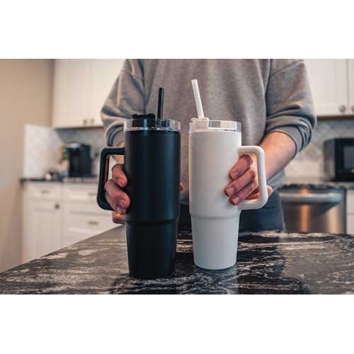 white Vaso Tana RCS plástico reciclado 750 ml