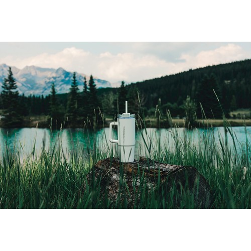 white Vaso Tana RCS plástico reciclado 750 ml