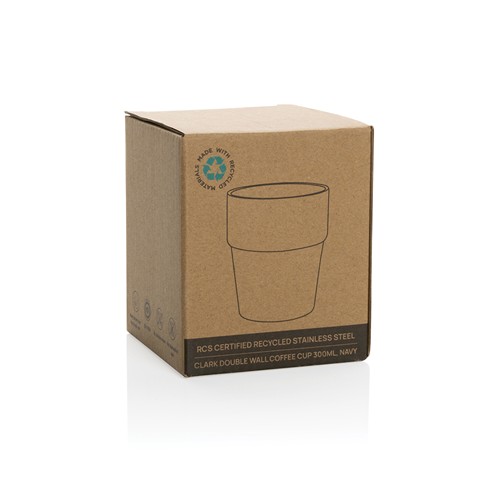 Tasse à café 300ml à double paroi en acier RCS Clark - 4