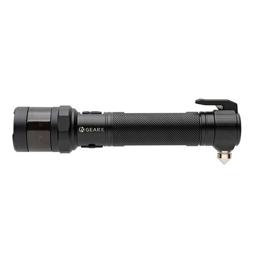 black Linterna para coche de aluminio reciclado Gear X RCS