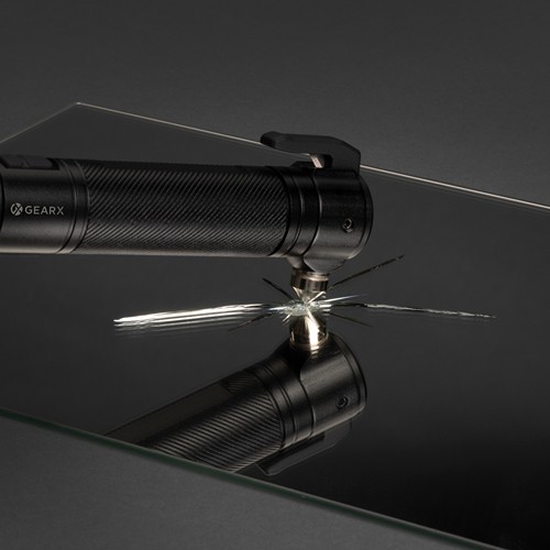 black Linterna para coche de aluminio reciclado Gear X RCS
