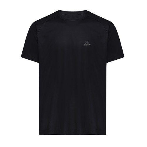 black IQONIQ Tikal Camiseta Deportiva Poliéster Reciclado