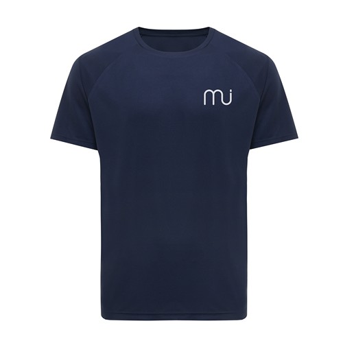 azul marino IQONIQ Tikal Camiseta Deportiva Poliéster Reciclado
