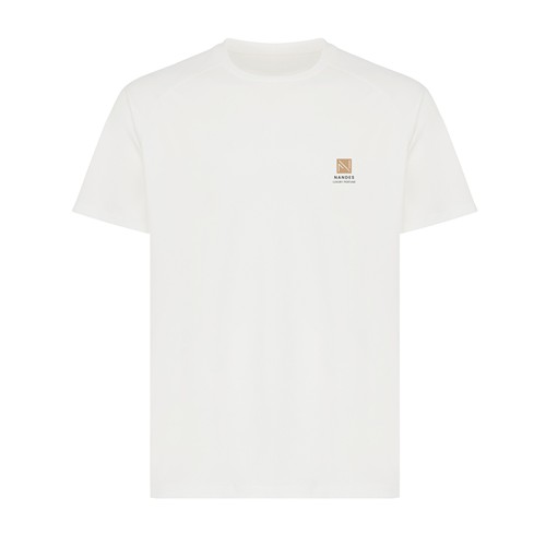 white IQONIQ Tikal Camiseta Deportiva Poliéster Reciclado