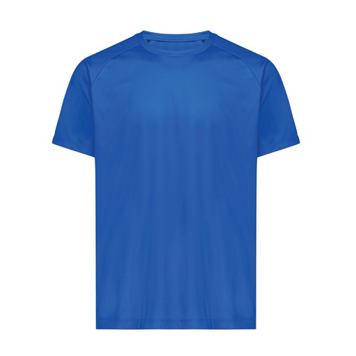 azulón IQONIQ Tikal Camiseta Deportiva Poliéster Reciclado