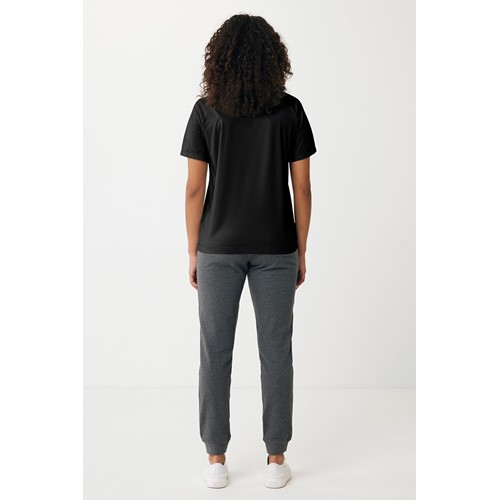 black IQONIQ Tikal Camiseta Deportiva Poliéster Reciclado