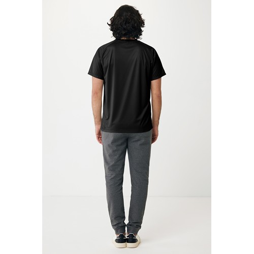 black IQONIQ Tikal Camiseta Deportiva Poliéster Reciclado