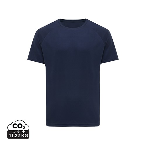azul marino IQONIQ Tikal Camiseta Deportiva Poliéster Reciclado
