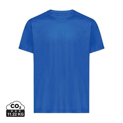 azulón IQONIQ Tikal Camiseta Deportiva Poliéster Reciclado