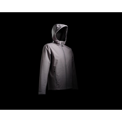 gris oscuro chiné IQONIQ Makalu Chaqueta ShoftShell Hombre Poliéster Reciclado