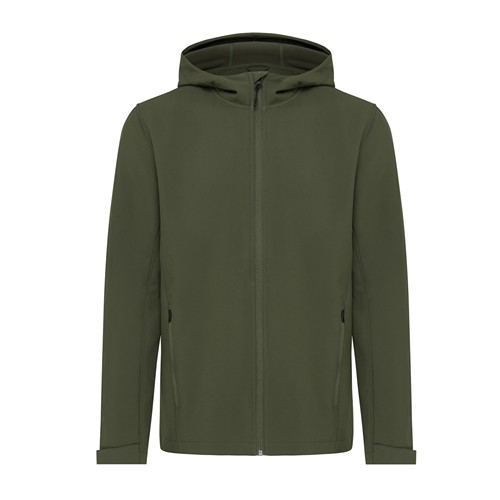 kaki IQONIQ Makalu Chaqueta ShoftShell Hombre Poliéster Reciclado