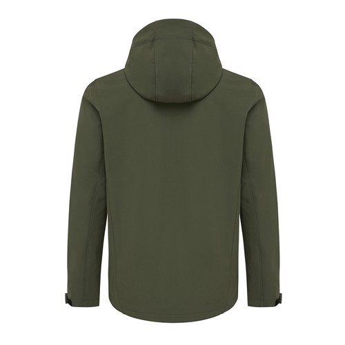 kaki IQONIQ Makalu Chaqueta ShoftShell Hombre Poliéster Reciclado