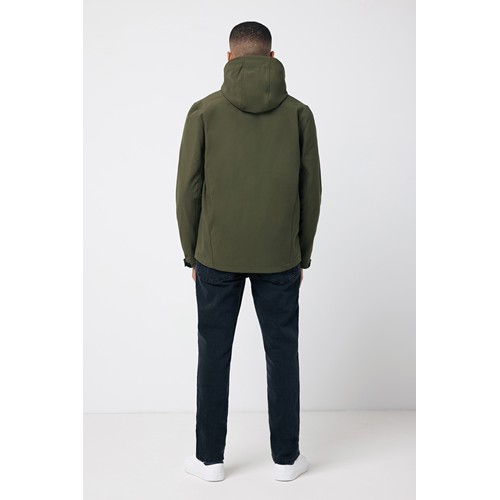 kaki IQONIQ Makalu Chaqueta ShoftShell Hombre Poliéster Reciclado