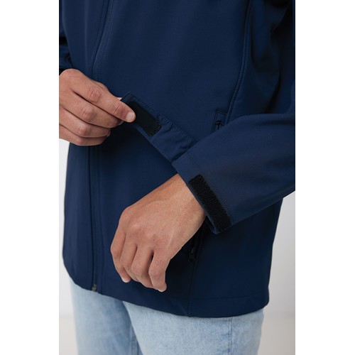 azul marino IQONIQ Makalu chaqueta hombre poliéster reciclado