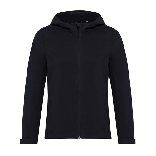 black IQONIQ Makalu Chaqueta ShoftShell Mujer Poliéster Reciclado