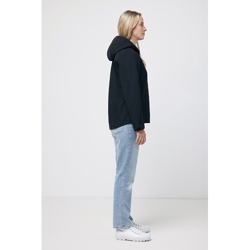 black IQONIQ Makalu Chaqueta ShoftShell Mujer Poliéster Reciclado