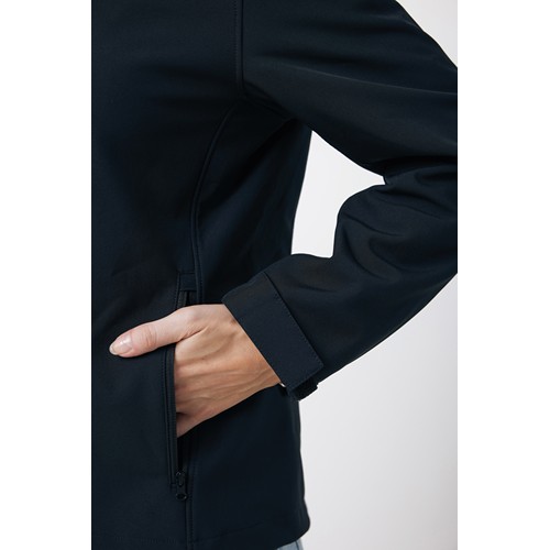 black IQONIQ Makalu Chaqueta ShoftShell Mujer Poliéster Reciclado