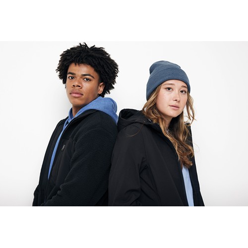 black IQONIQ Makalu Chaqueta ShoftShell Mujer Poliéster Reciclado