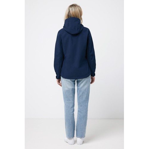 azul marino Chaqueta Makalu de poliéster reciclado para mujer IQONIQ