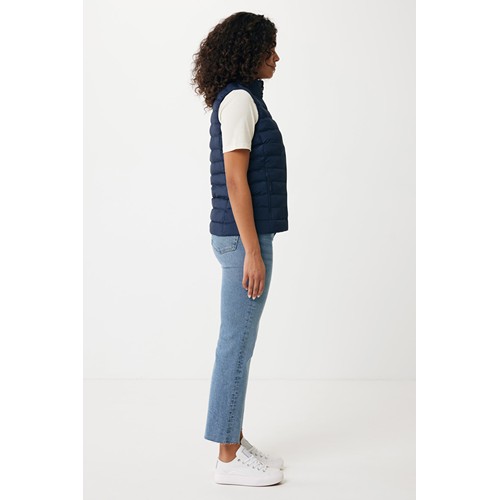 azul marino IQONIQ Meru Chaleco Mujer Poliester Reciclado