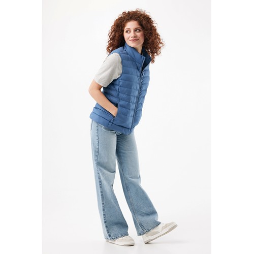 azul pato IQONIQ Meru Chaleco Mujer Poliester Reciclado
