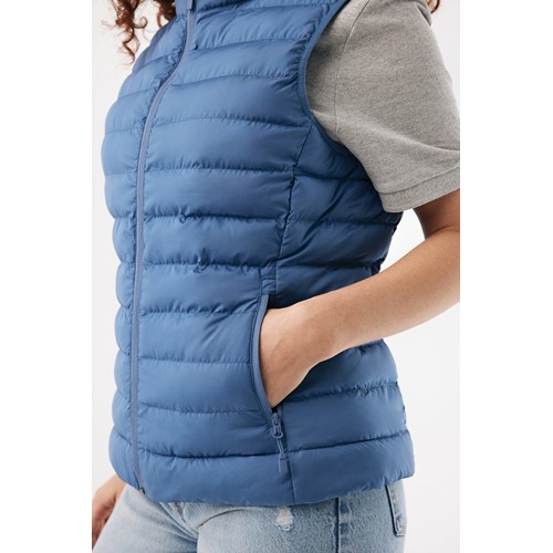 azul pato IQONIQ Meru Chaleco Mujer Poliester Reciclado