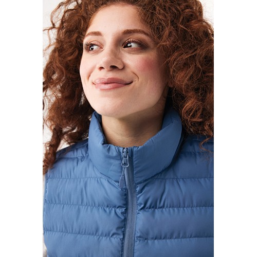 azul pato IQONIQ Meru Chaleco Mujer Poliester Reciclado