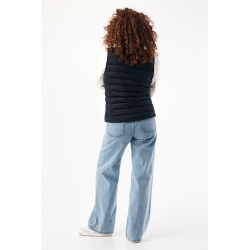 black IQONIQ Meru Chaleco Mujer Poliester Reciclado