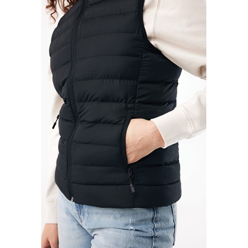 black IQONIQ Meru Chaleco Mujer Poliester Reciclado