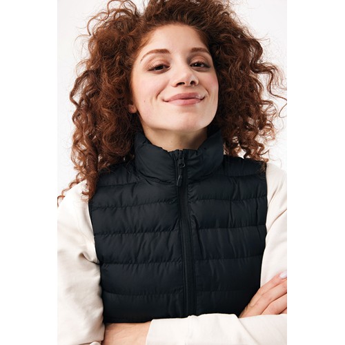 black IQONIQ Meru Chaleco Mujer Poliester Reciclado