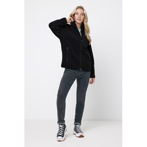 black IQONIQ Diran Chaqueta Polar Poliéster Reciclado
