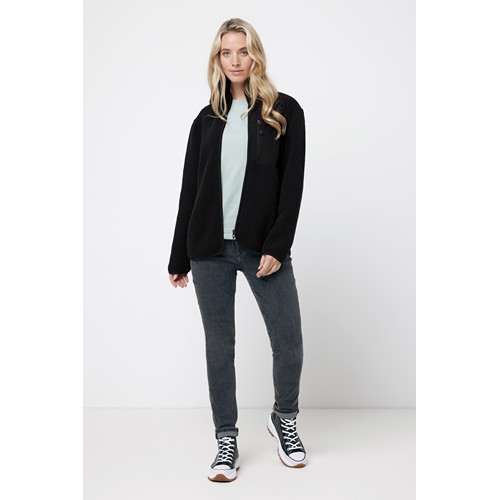 black IQONIQ Diran Chaqueta Polar Poliéster Reciclado