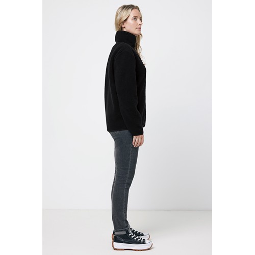 black IQONIQ Diran Chaqueta Polar Poliéster Reciclado